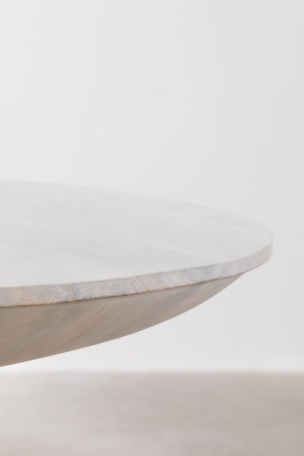 Mangohouten eettafel (Ø120 cm) Betsabe, galerij beeld 3