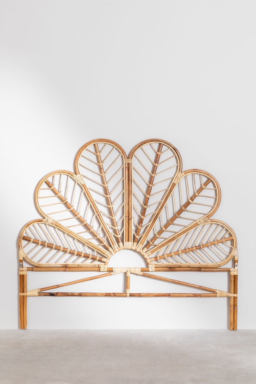 Rotan Hoofdbord voor bed 150cm Rotan Cobany, galerij beeld 7