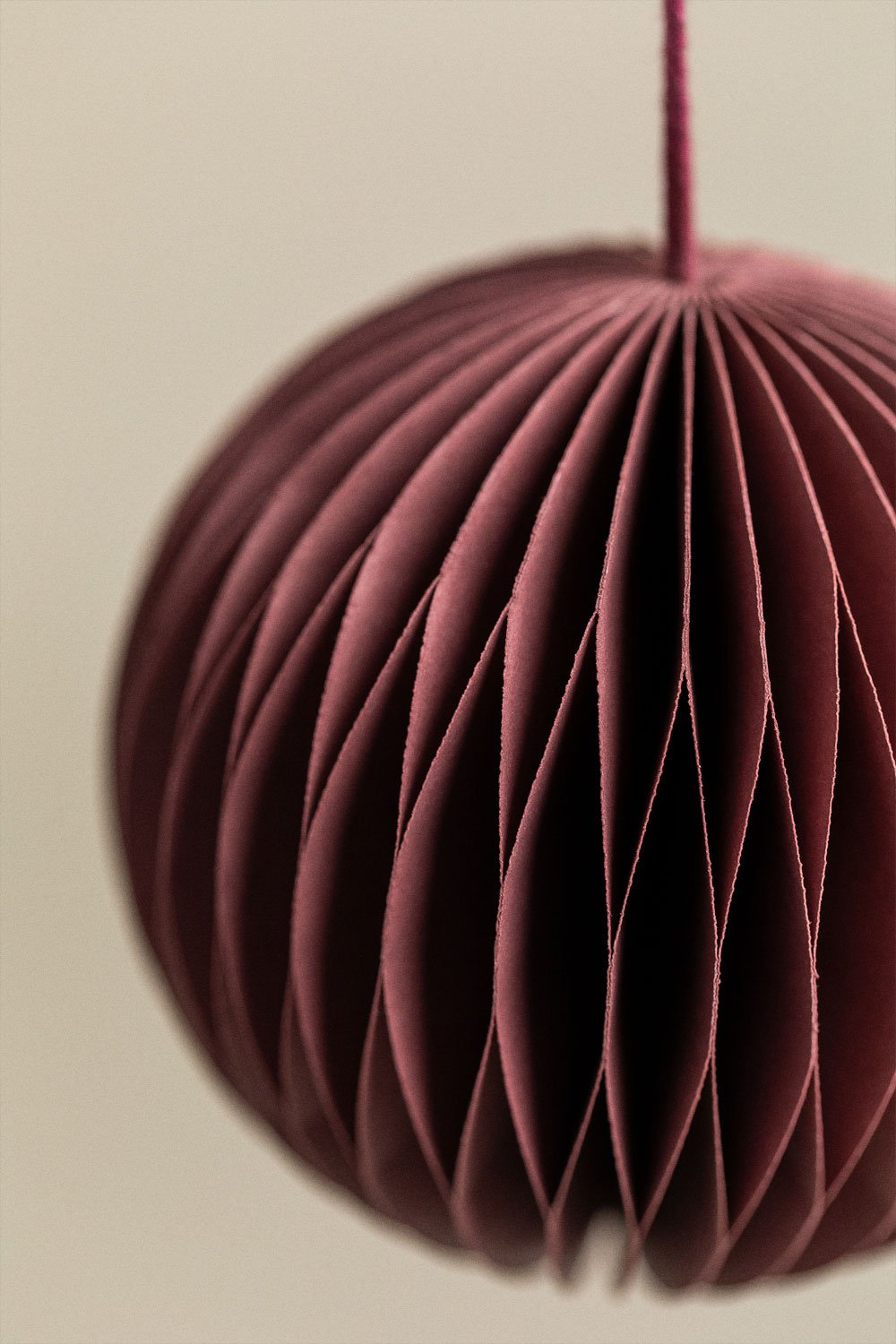 Set van 6 kerstballen in honingraatpapier Elsa, galerij beeld 3