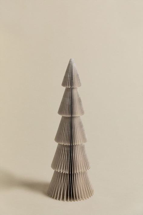 Set van 3 kerstbomen in papier Jesper