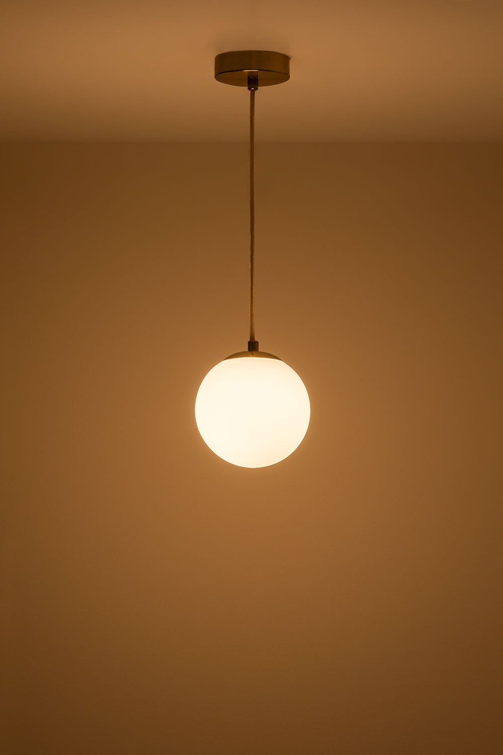 Plafondlamp met glazen bol (Ø12 cm) Uvol, galerij beeld 2