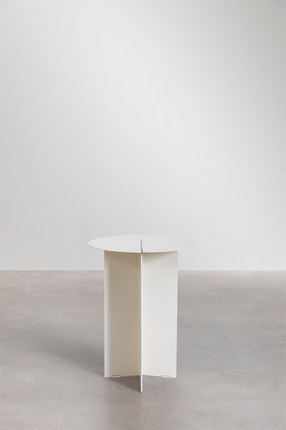 Ronde bijzettafel van staal Gromit, galerij beeld 3