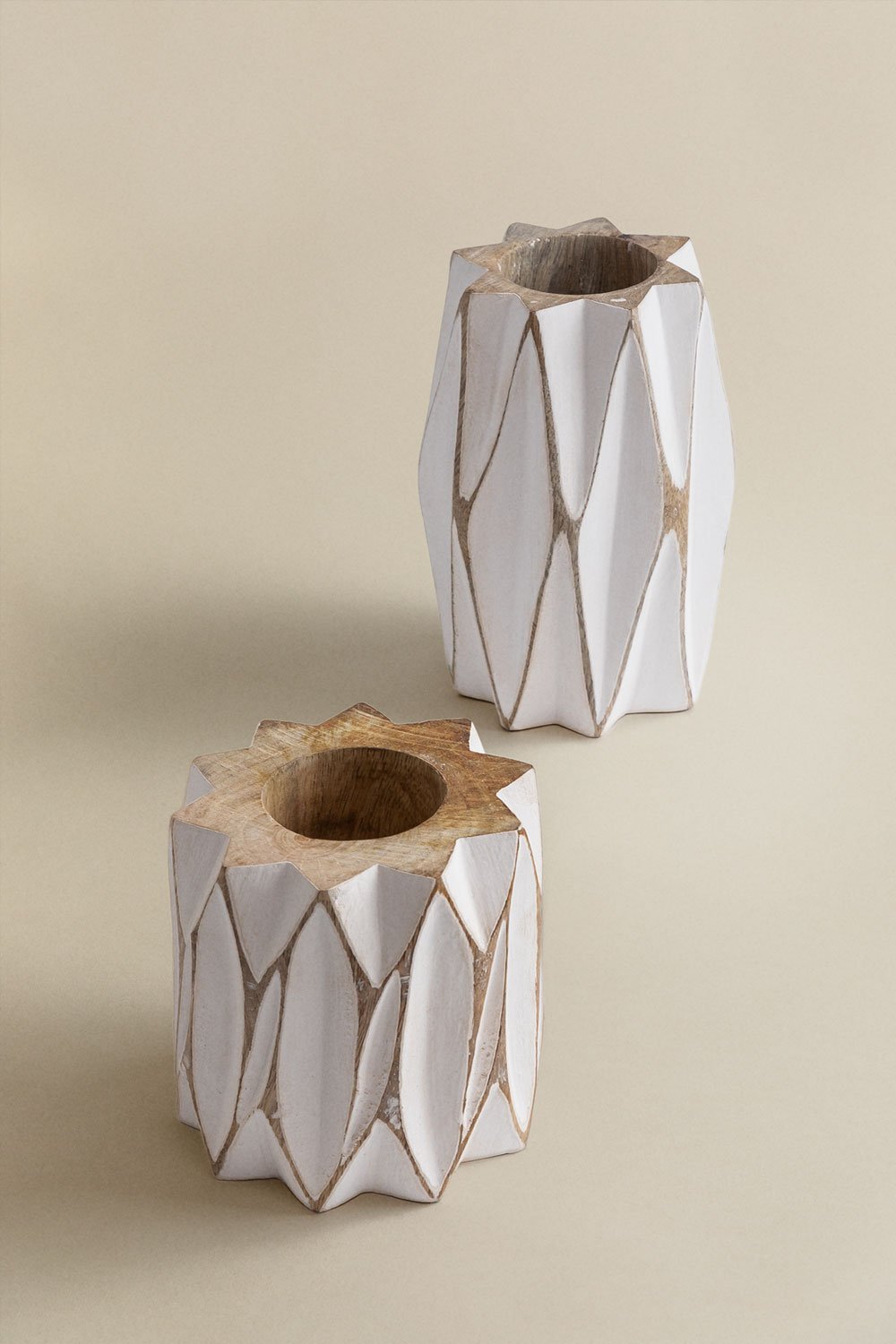 Moura mangohouten vaas, galerij beeld 5