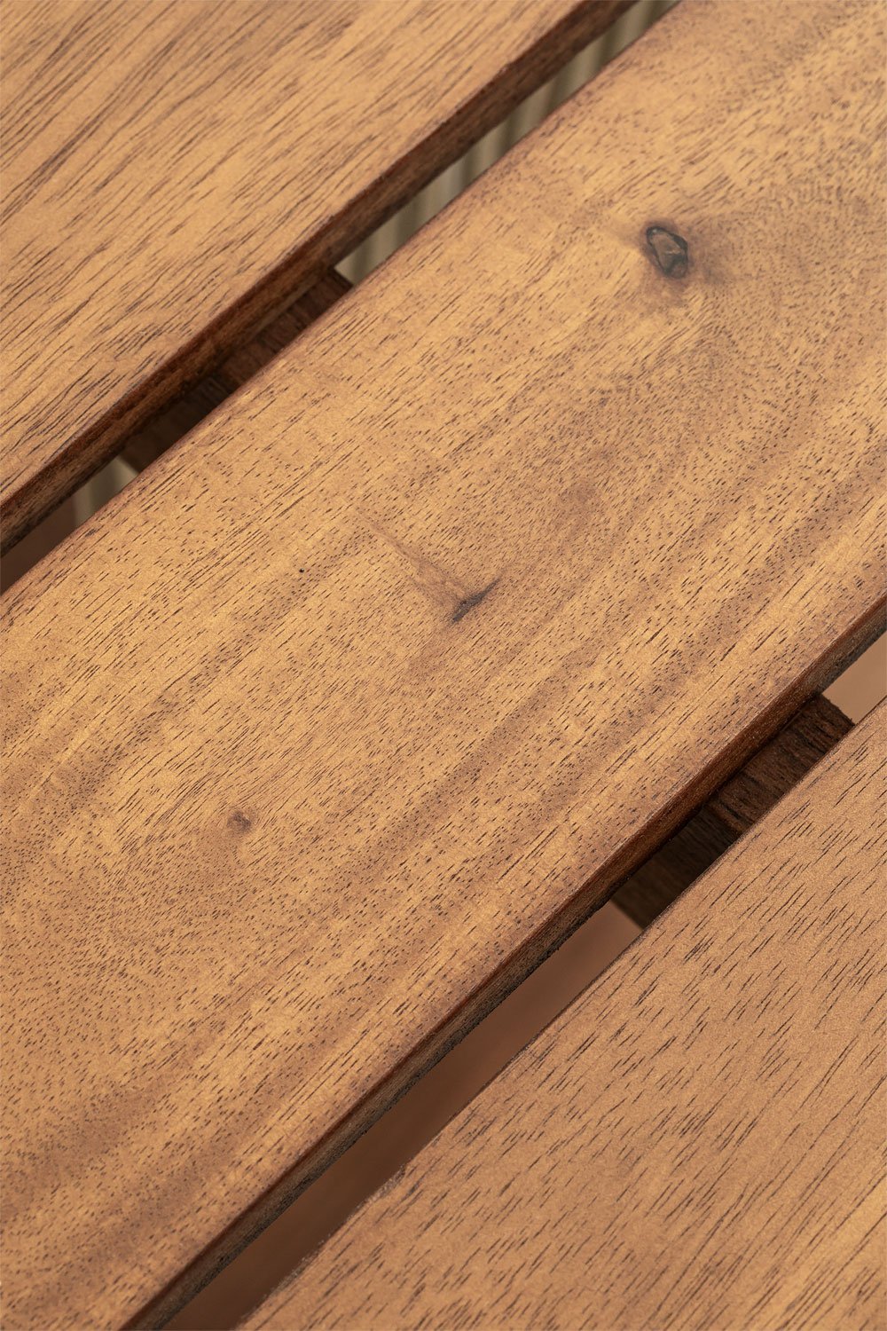 Rechthoekige eettafel in acaciahout (200x100 cm) Nayely, galerij beeld 6