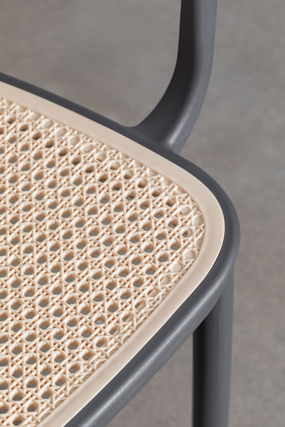 Omara stapelbare eetkamerstoelen set van 2 met armleuningen in polypropyleen, galerij beeld 7