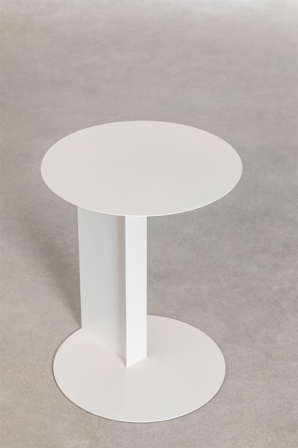 Ronde bijzettafel voor de tuin Ø40 cm in staal Wallace, galerij beeld 4