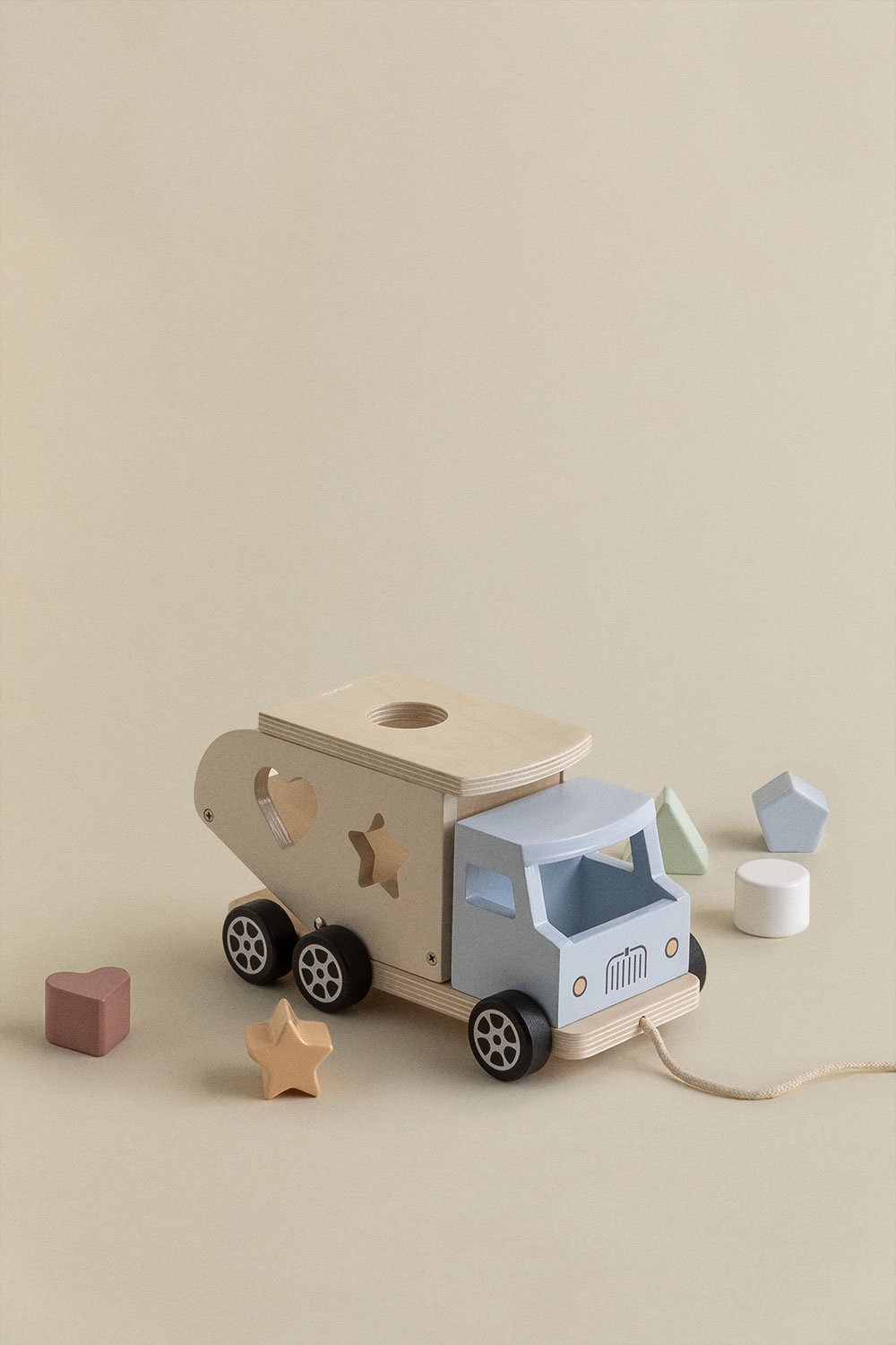 Verny houten vrachtwagen voor kinderen, galerij beeld 1
