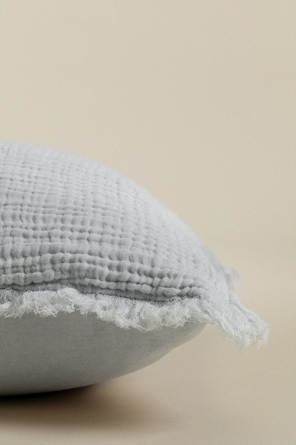 Vierkant kussen 45x45 cm katoen gaas Jobert, galerij beeld 4