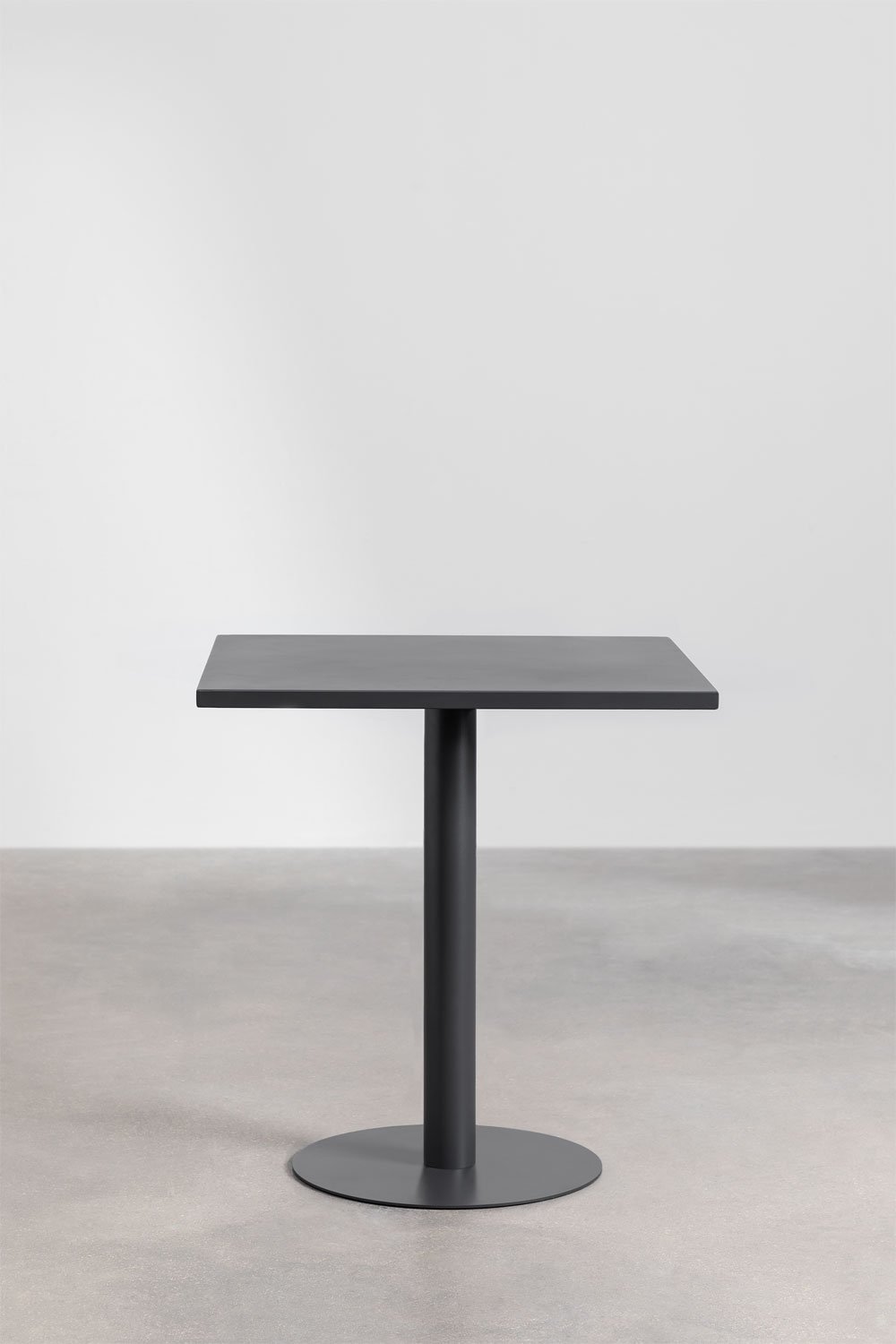 Vierkante metalen eettafel (70x70 cm) Mizzi, galerij beeld 2