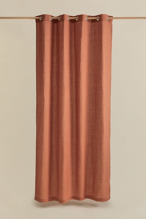 Gordijn van 140x260 cm in linnen Varone