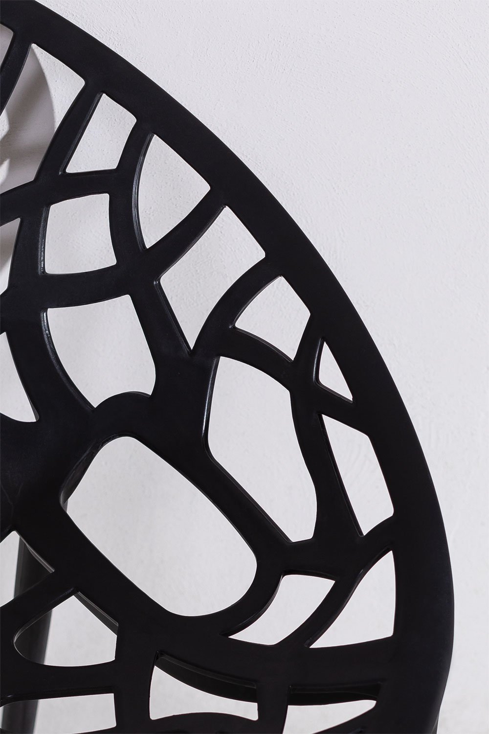 Ronde tafelset Ø125 cm in aluminium Valerie en 6 tuinstoelen Ores, galerij beeld 7