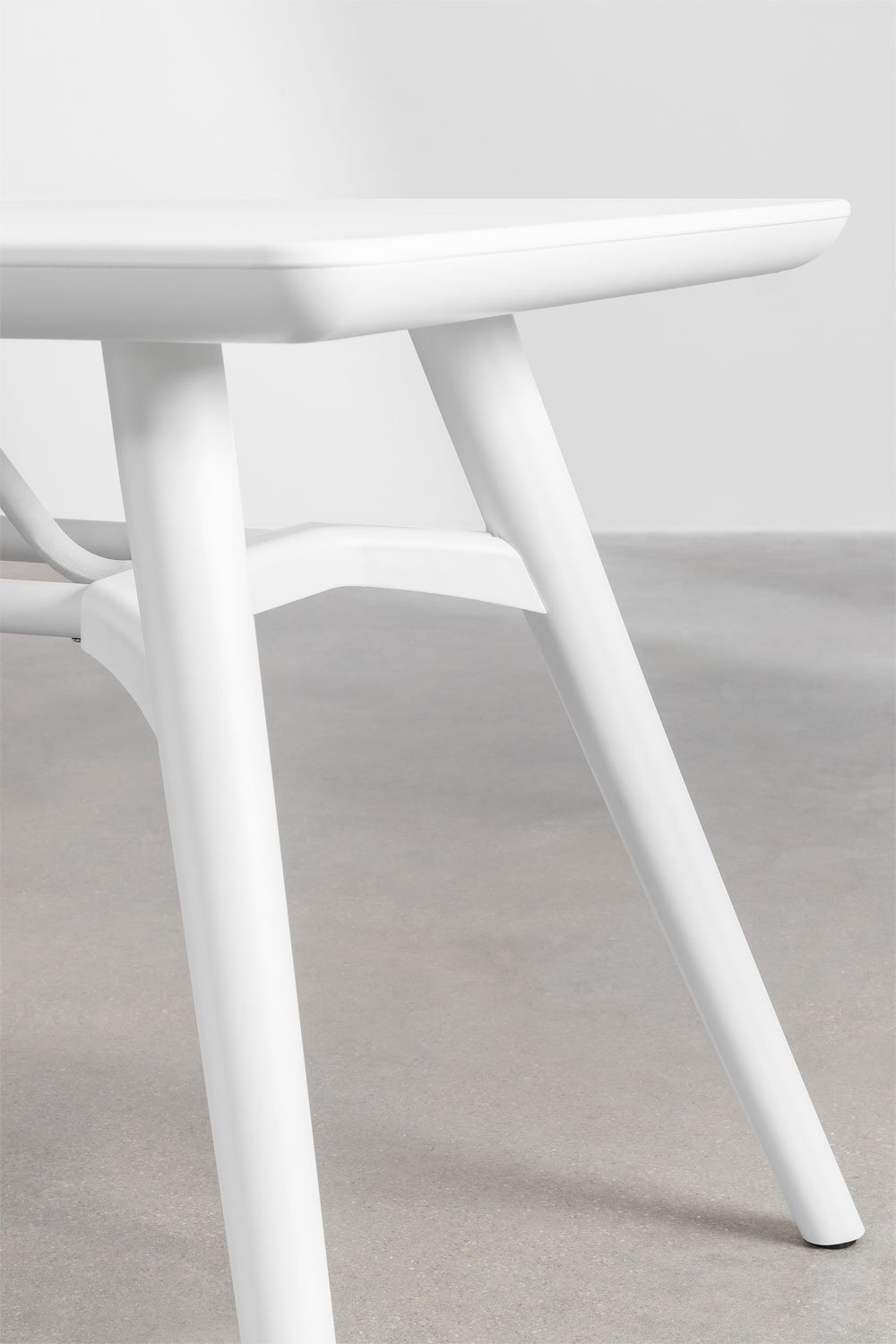 Tuin tafel rechthoekig 135x80 cm in polypropyleen Scand, galerij beeld 5