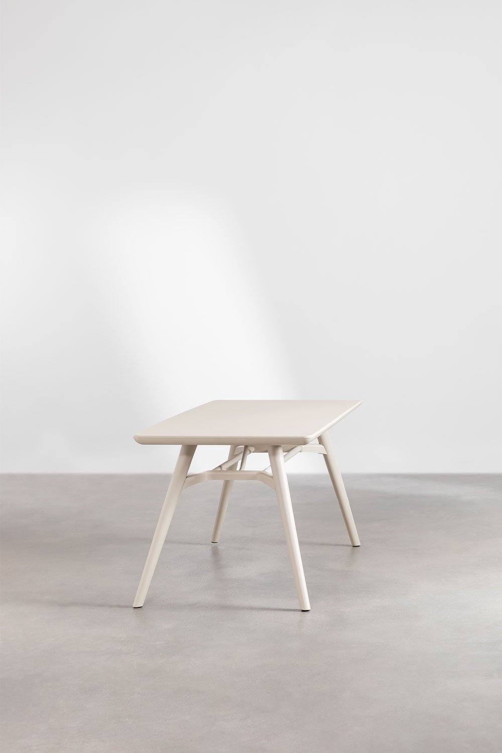 Rechthoekige eettafel 135x80 cm Scand, galerij beeld 2