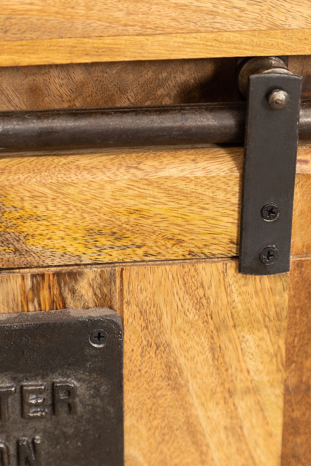 Boekenkast met trap in mangohout Uain, galerij beeld 9