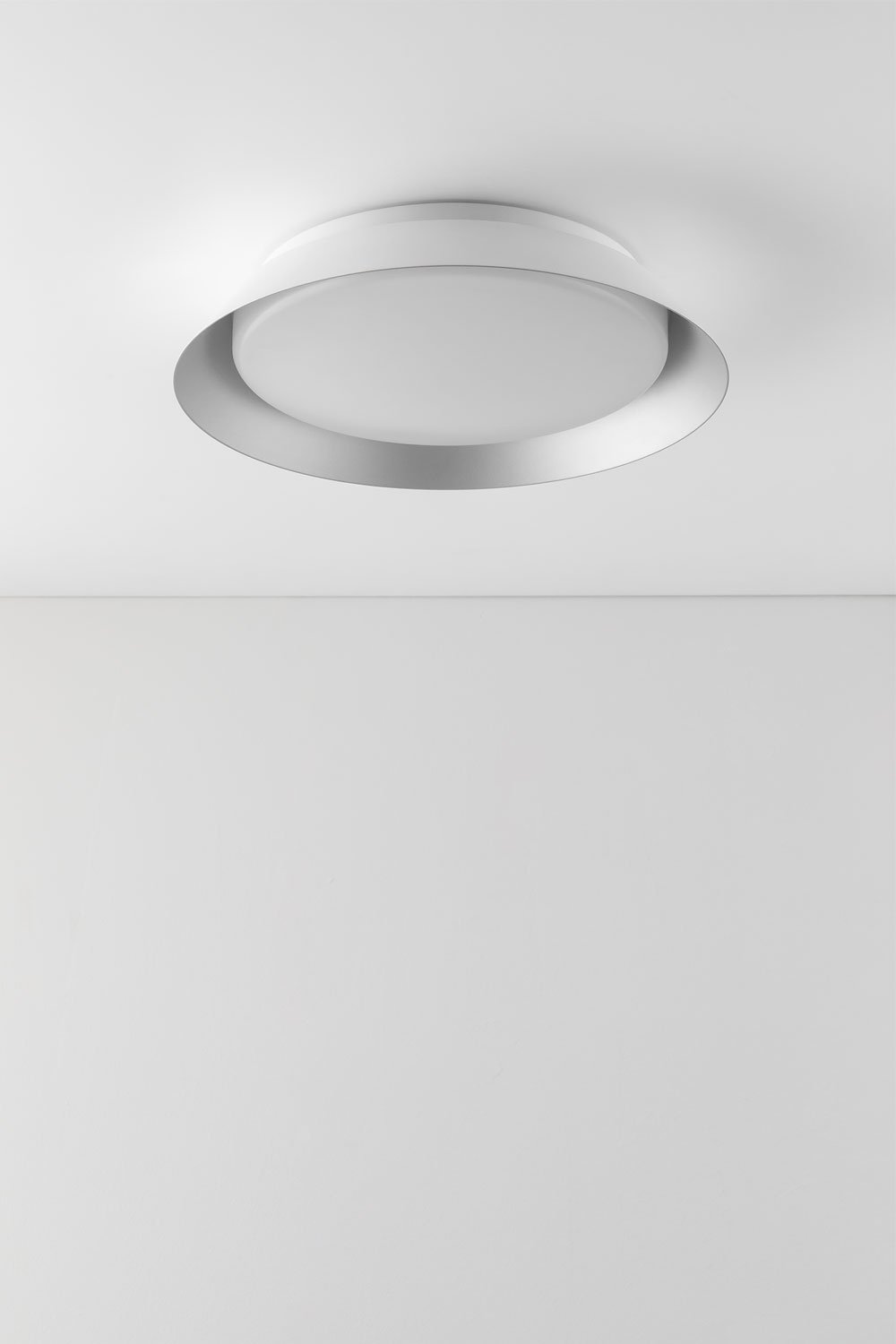 LED-plafondlamp in methacrylaat en metaal Dreville , galerij beeld 1