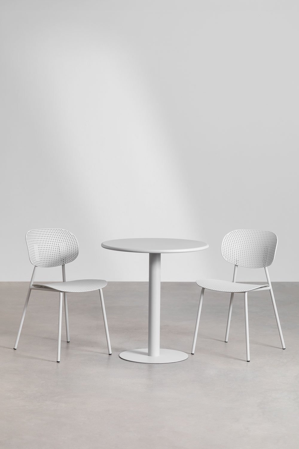 Mizzi Ronde Tafelset (Ø70 cm) en 2 Tupah Tuinstoelen, galerij beeld 2