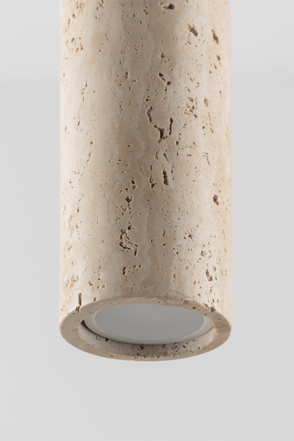 Davise plafondlamp Ø6,5 cm in travertijn, galerij beeld 5