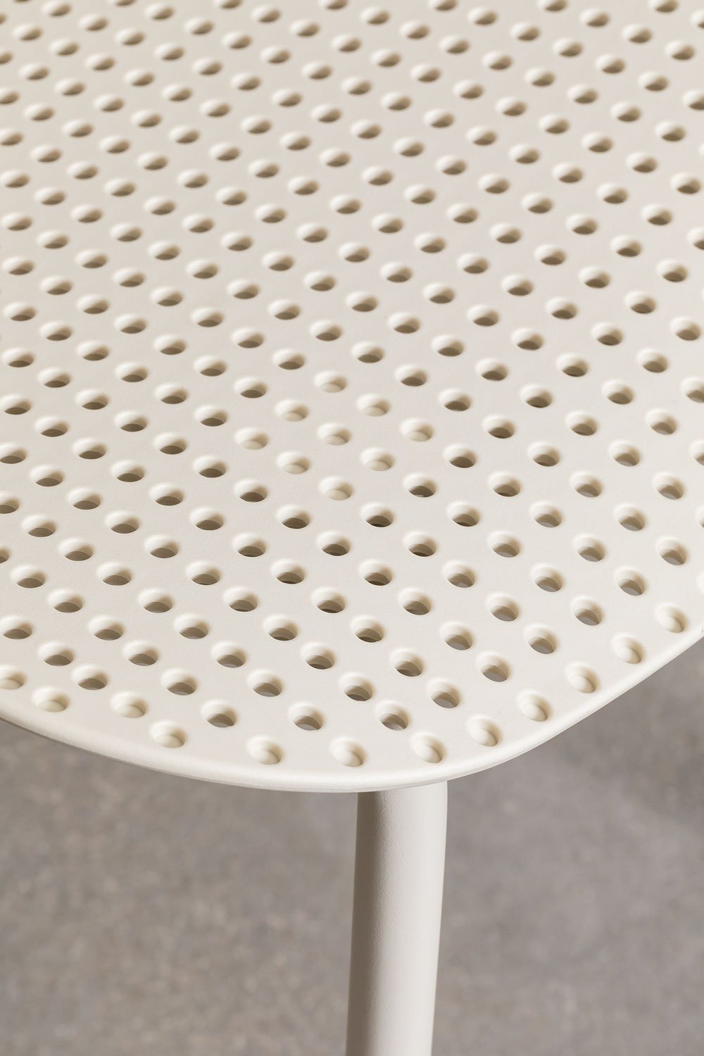 Tupah eetkamerstoelen set van 2 in polypropyleen en ijzer, galerij beeld 6