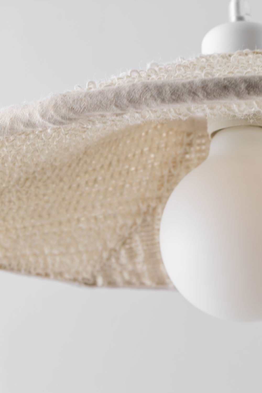 Massina hanglamp in linnen, galerij beeld 3