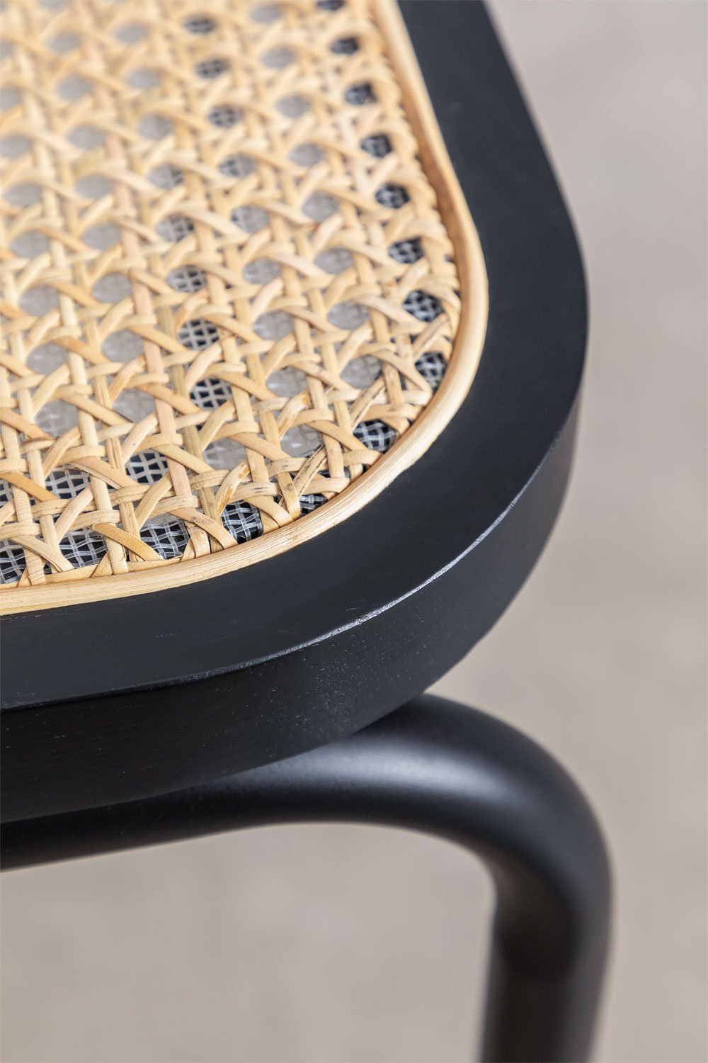 Pakket van 2 Tento Black rotan eetkamerstoelen   , galerij beeld 7