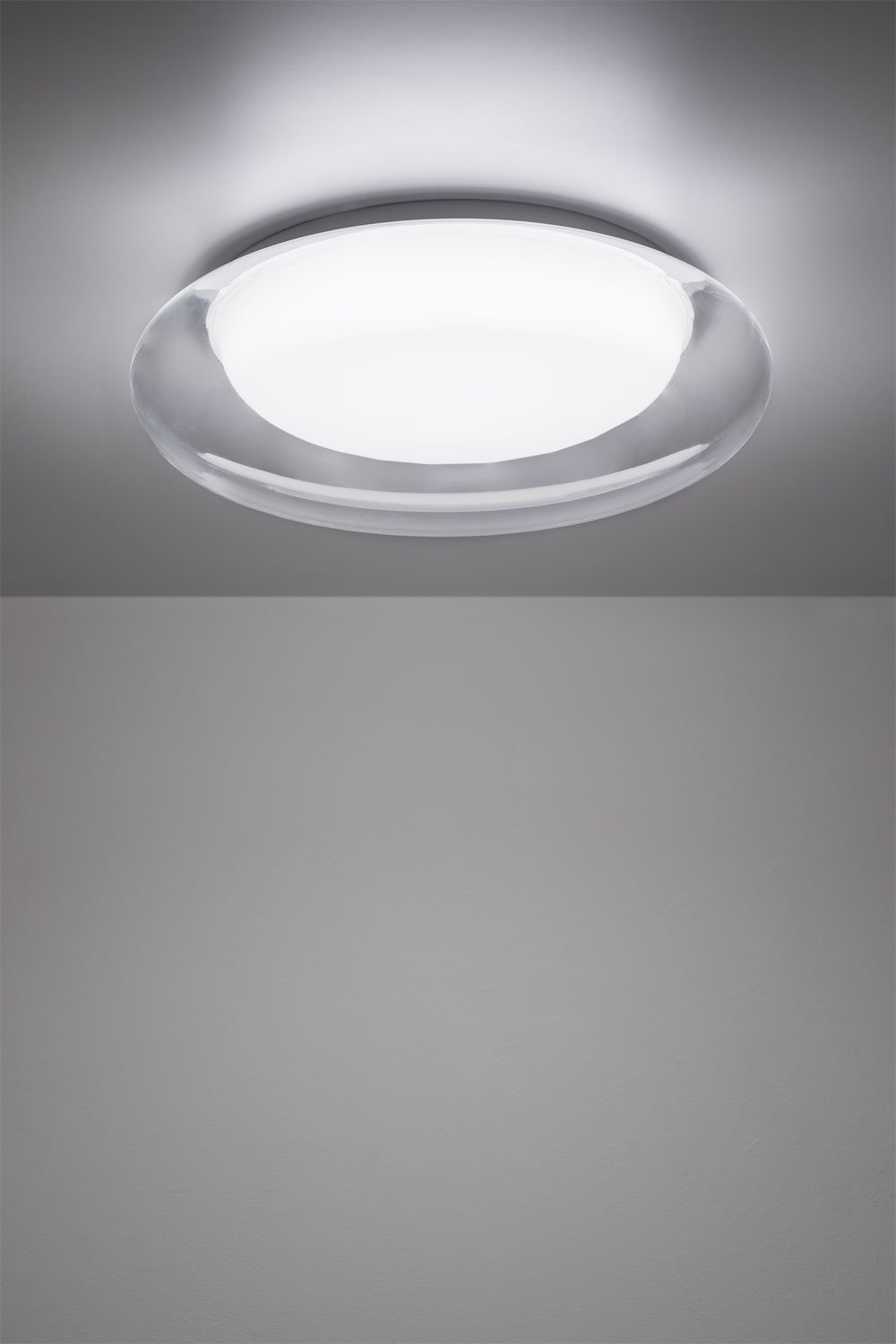 LED-plafondlamp in methacrylaat en metaal Vermer , galerij beeld 2