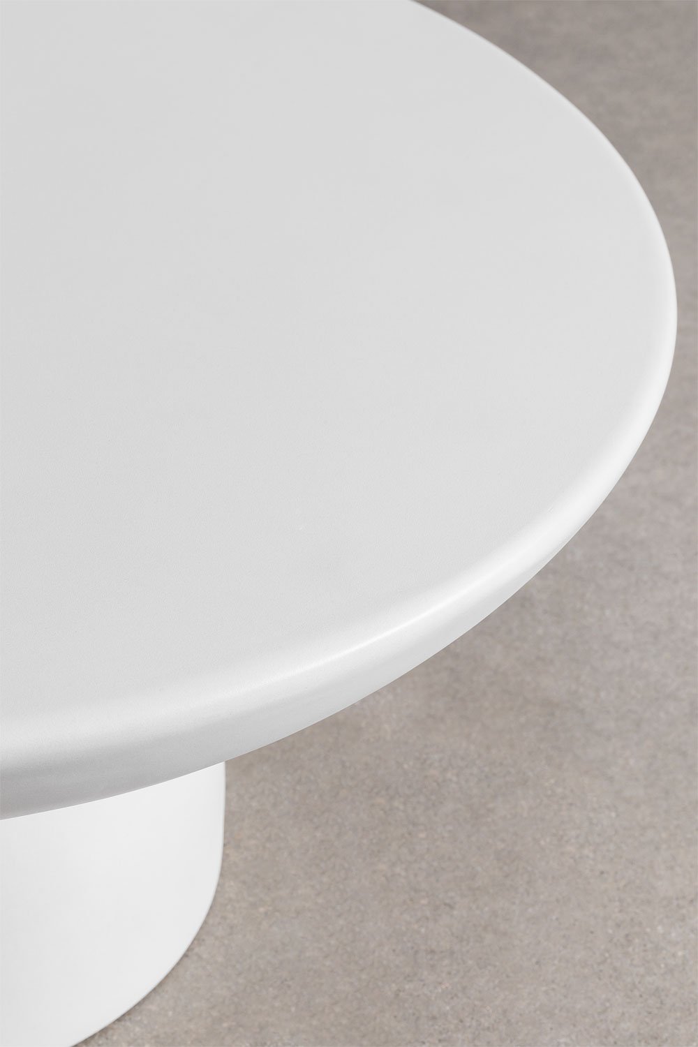 Ronde tuin salontafel Ø70 cm in Zenadia Cement, galerij beeld 4