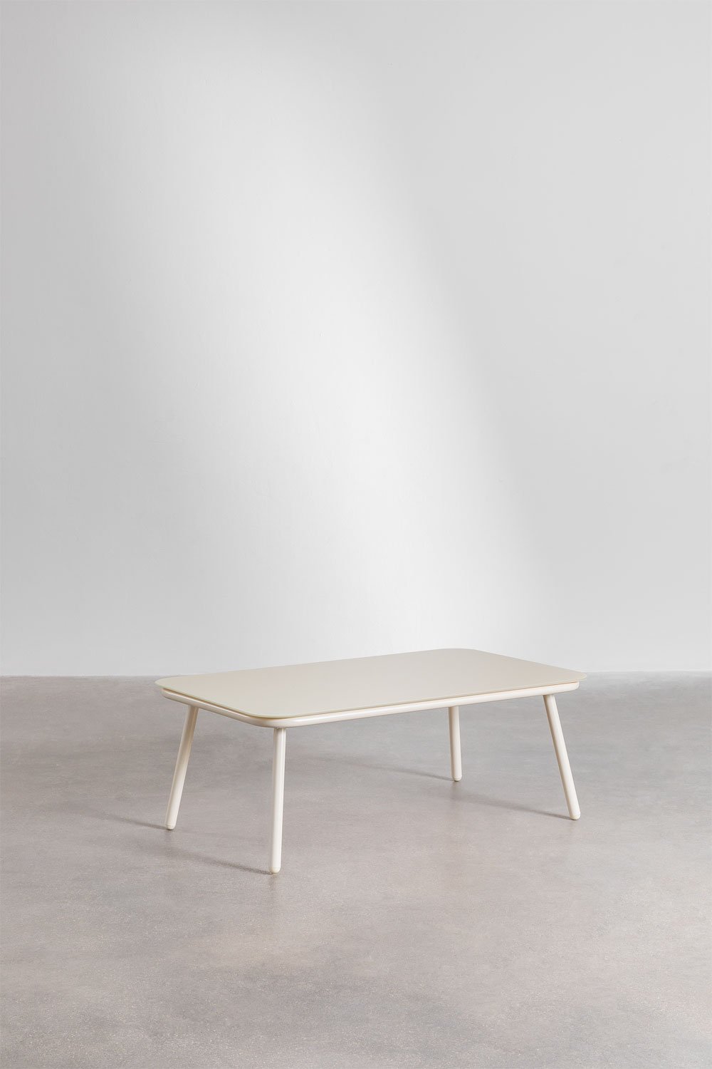 Tuinset met 2-zitsbank, 2 fauteuils en salontafels in aluminium en gevlochten touw Arhiza     , galerij beeld 10