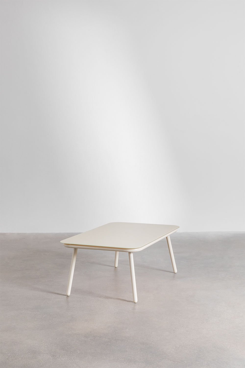 Tuinset met 2-zitsbank, 2 fauteuils en salontafels in aluminium en gevlochten touw Arhiza     , galerij beeld 11