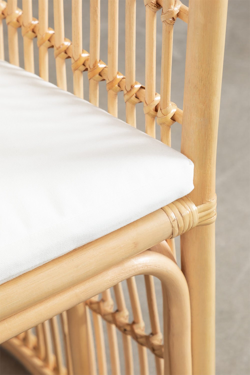 Set van 2 eetkamerstoelen in riet Izabal, galerij beeld 5