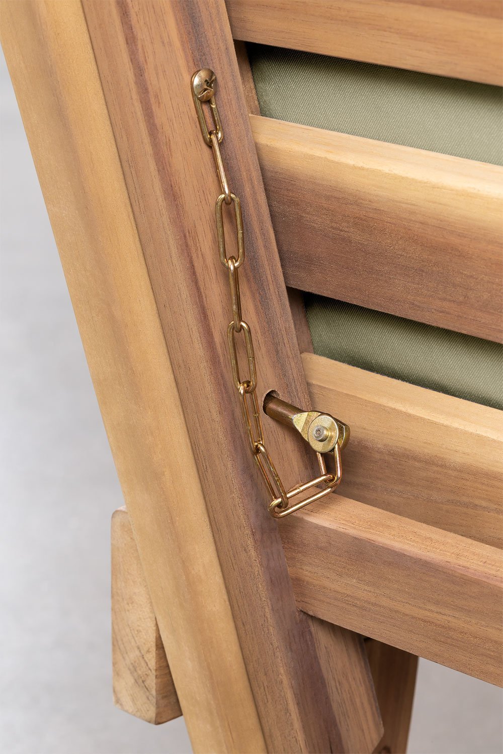 Verstelbare 3-zits tuinbank van acaciahout Guille, galerij beeld 8