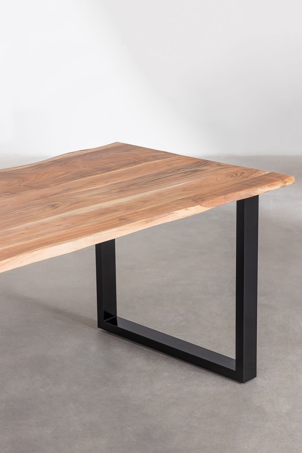 Rechthoekige eettafel van Sami-acaciahout   , galerij beeld 3