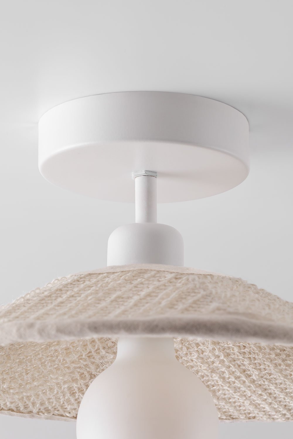 Linnen plafondlamp Massina, galerij beeld 4