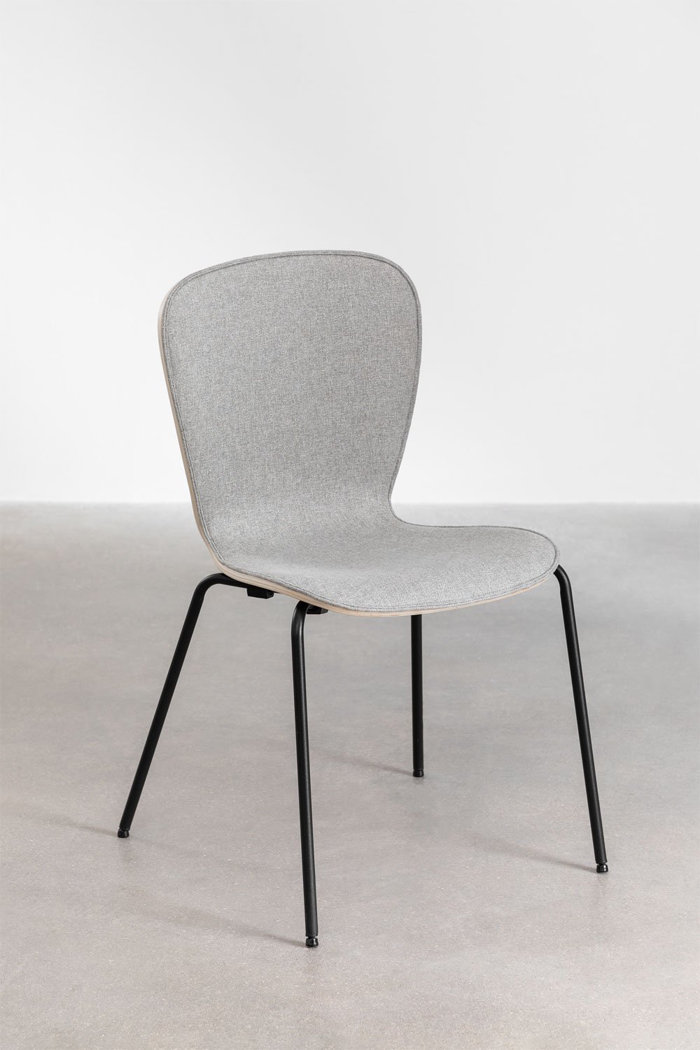 Set van 4 Sonja stapelbare eetkamerstoelen , galerij beeld 2