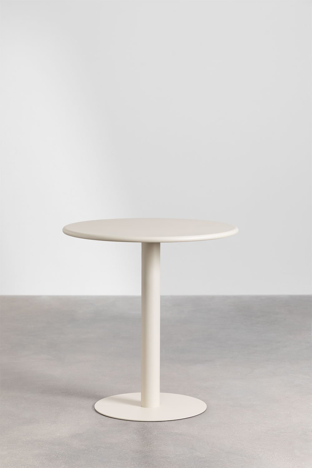 Mizzi ronde tafelset Ø70 cm en 2 Tupah tuinstoelen van polypropyleen en ijzer, galerij beeld 4