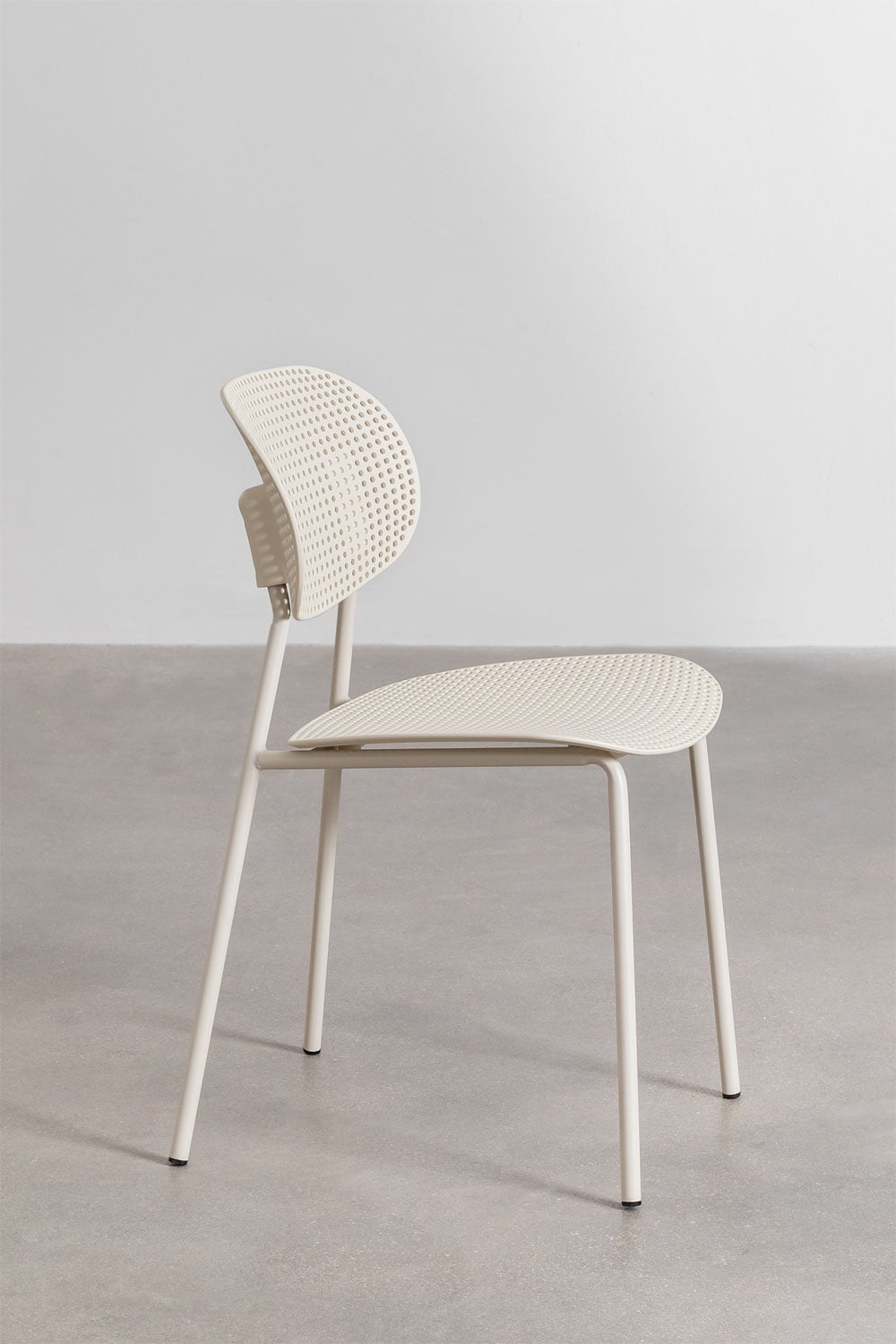 Mizzi ronde tafelset Ø70 cm en 2 Tupah tuinstoelen van polypropyleen en ijzer, galerij beeld 8