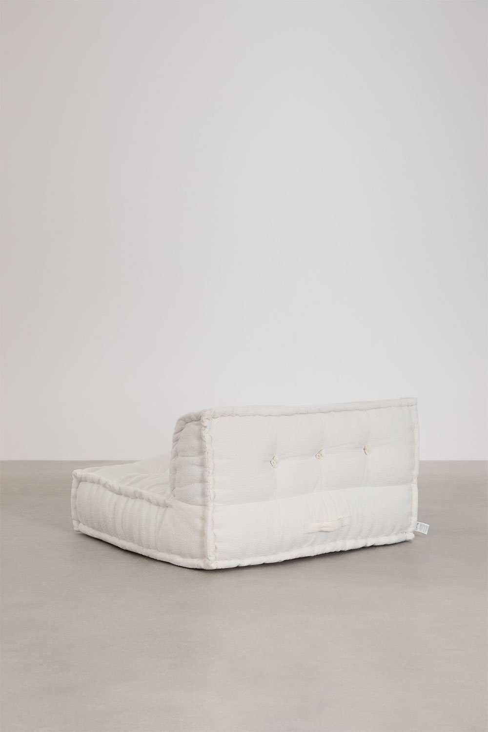 Middenbank voor modulaire bank in katoen Dhel, galerij beeld 5