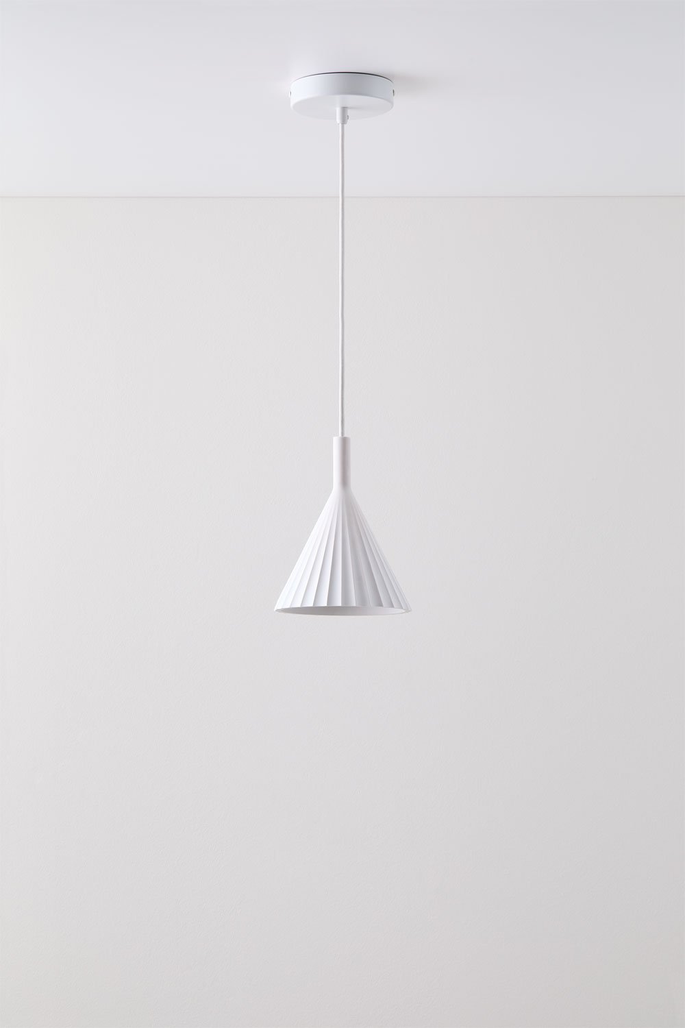 Lydon Gips LED-plafondlamp, galerij beeld 1