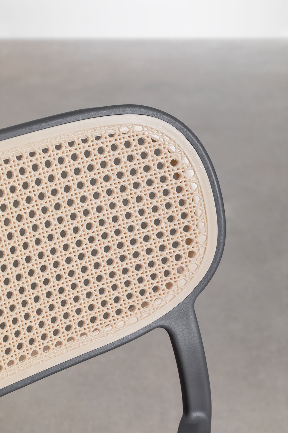 Arnadine rechthoekige tafelset (180x100 cm) en 6 Omara stapelbare tuinstoelen, galerij beeld 8