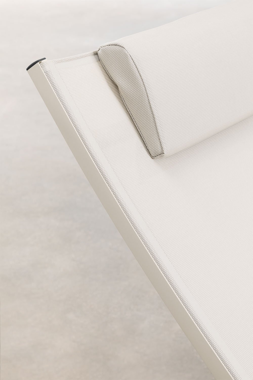 Set van 2 verstelbare aluminium ligstoelen met Dulem-kussen, galerij beeld 6