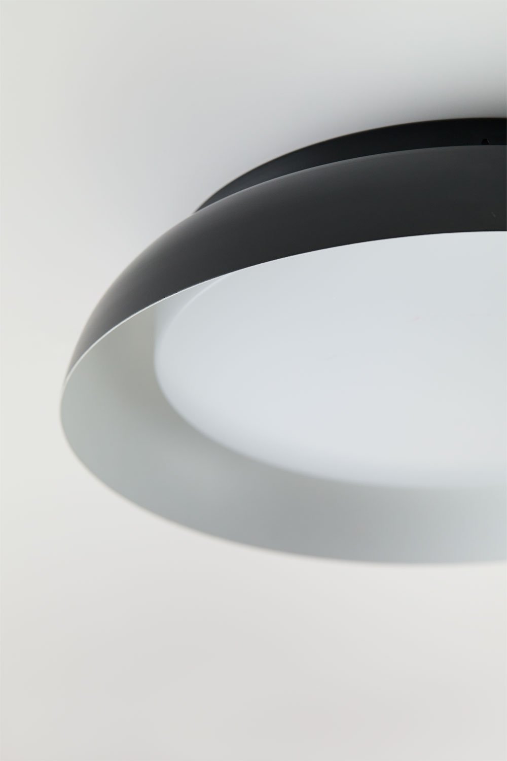 LED plafondlamp voor buiten in staal Azanuy, galerij beeld 3