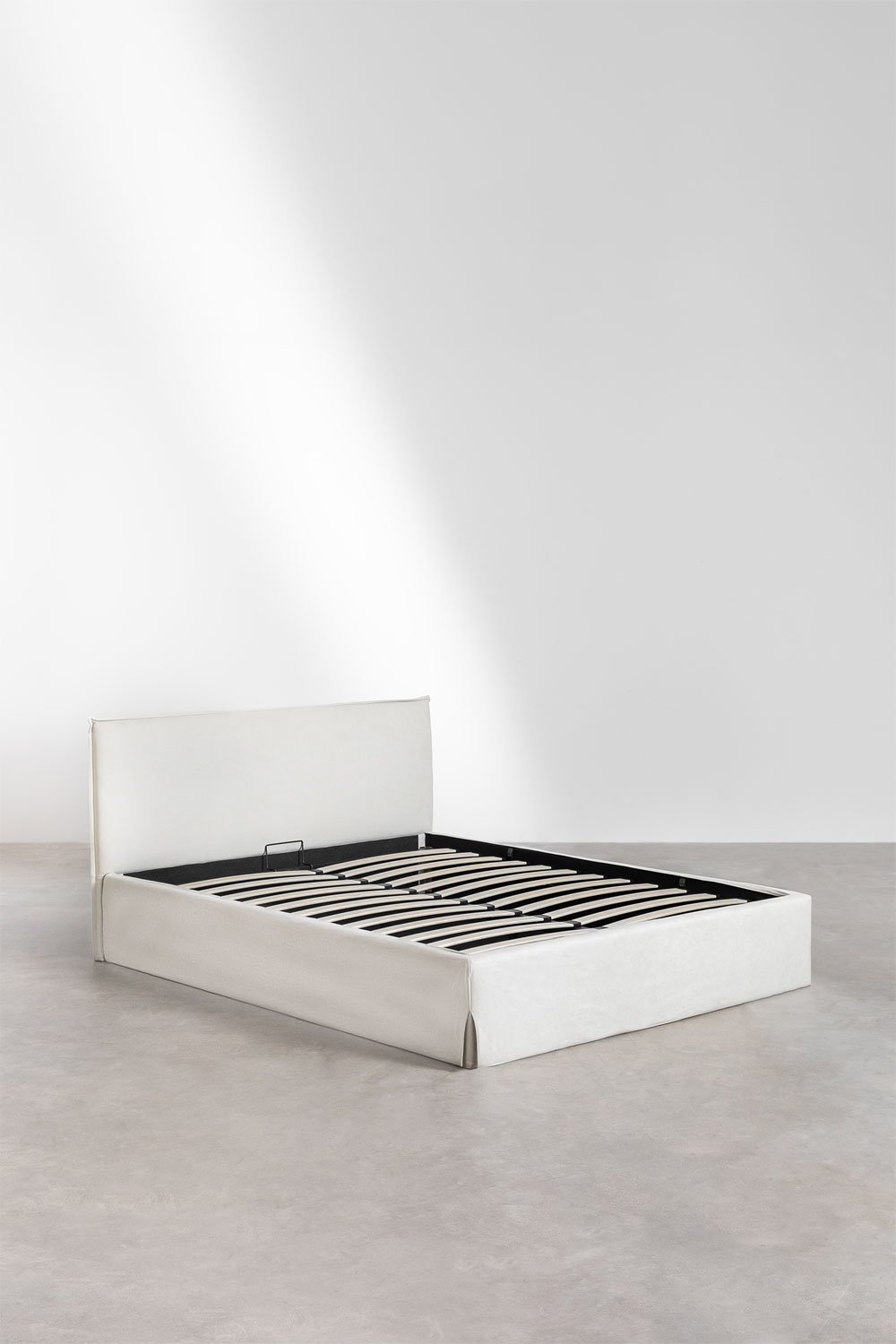 Bed met opklapbare canapé in Lorea-stof, galerij beeld 2