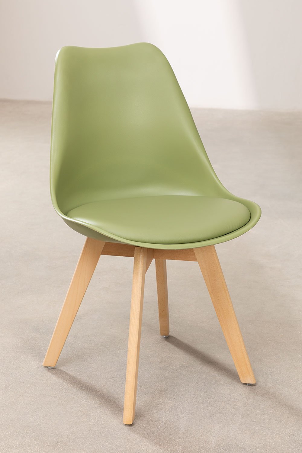 Set van 2 Scandinavische eetkamerstoelen    , galerij beeld 2