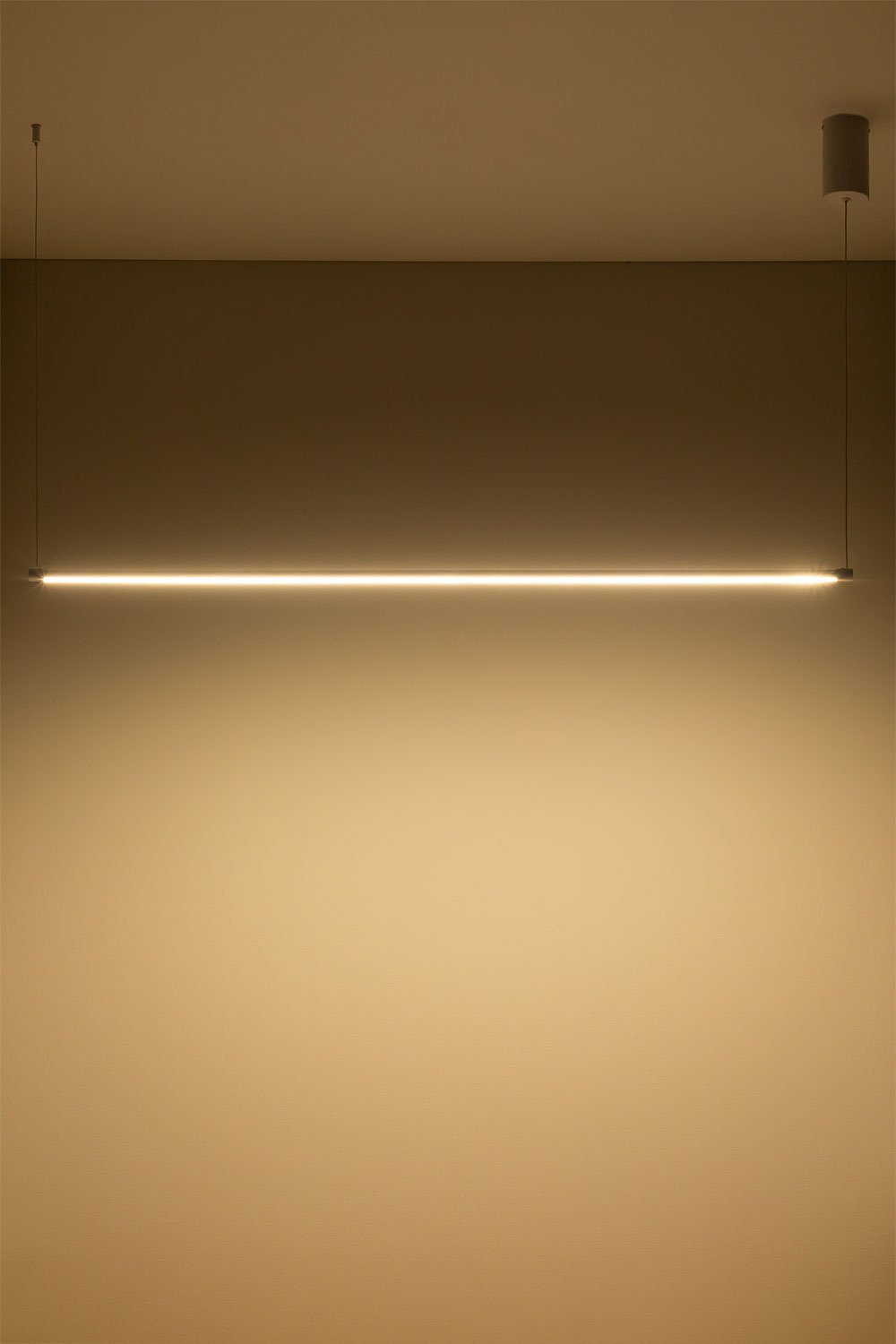 Lineaire LED-plafondlamp in metaal (122 cm) Bergene , galerij beeld 2