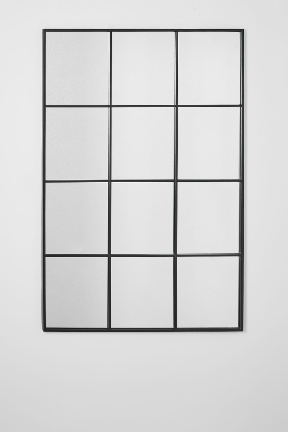 Rechthoekige metalen wandspiegel (80x120 cm) Niember, galerij beeld 2