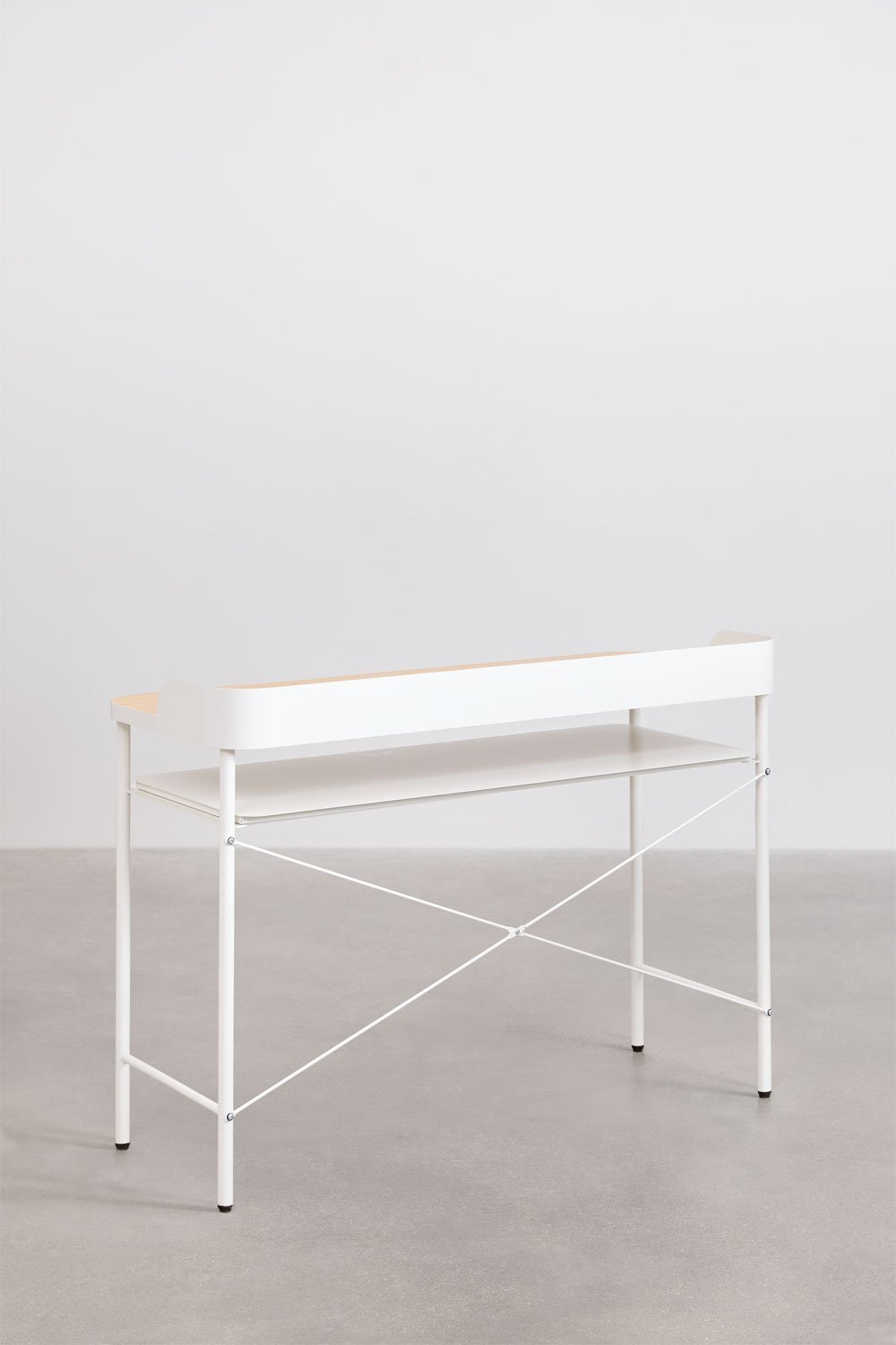 Kerobert bureau 120x50 cm in staal en MDF, galerij beeld 4