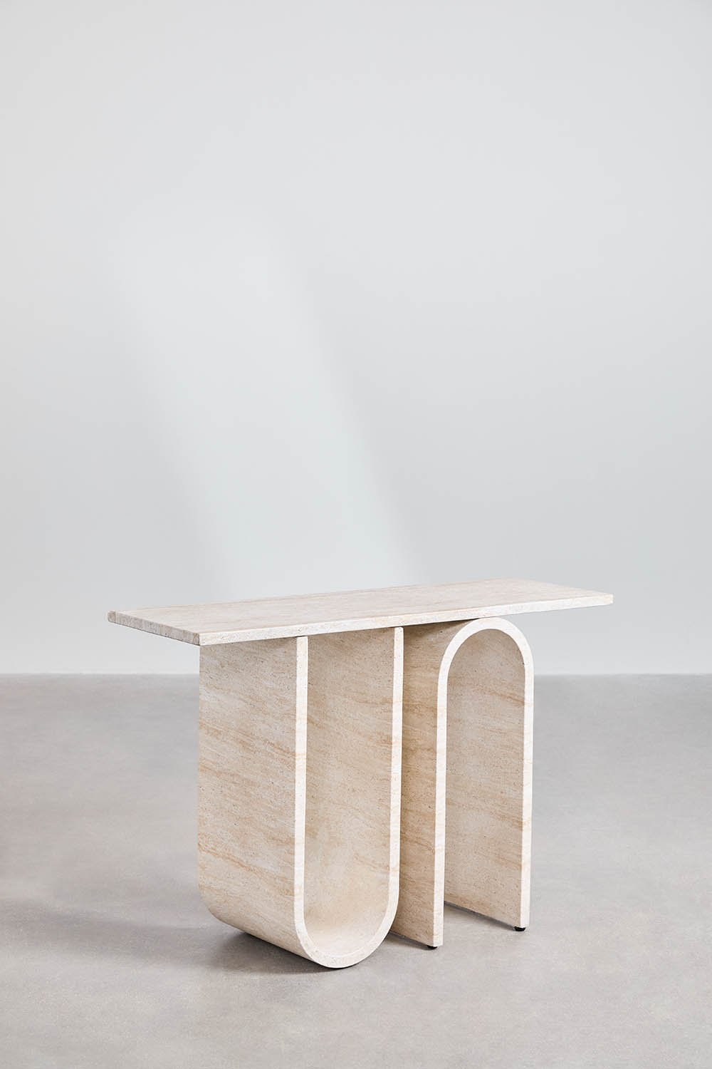 Ceravi haltafel in betonlook travertijn, galerij beeld 6