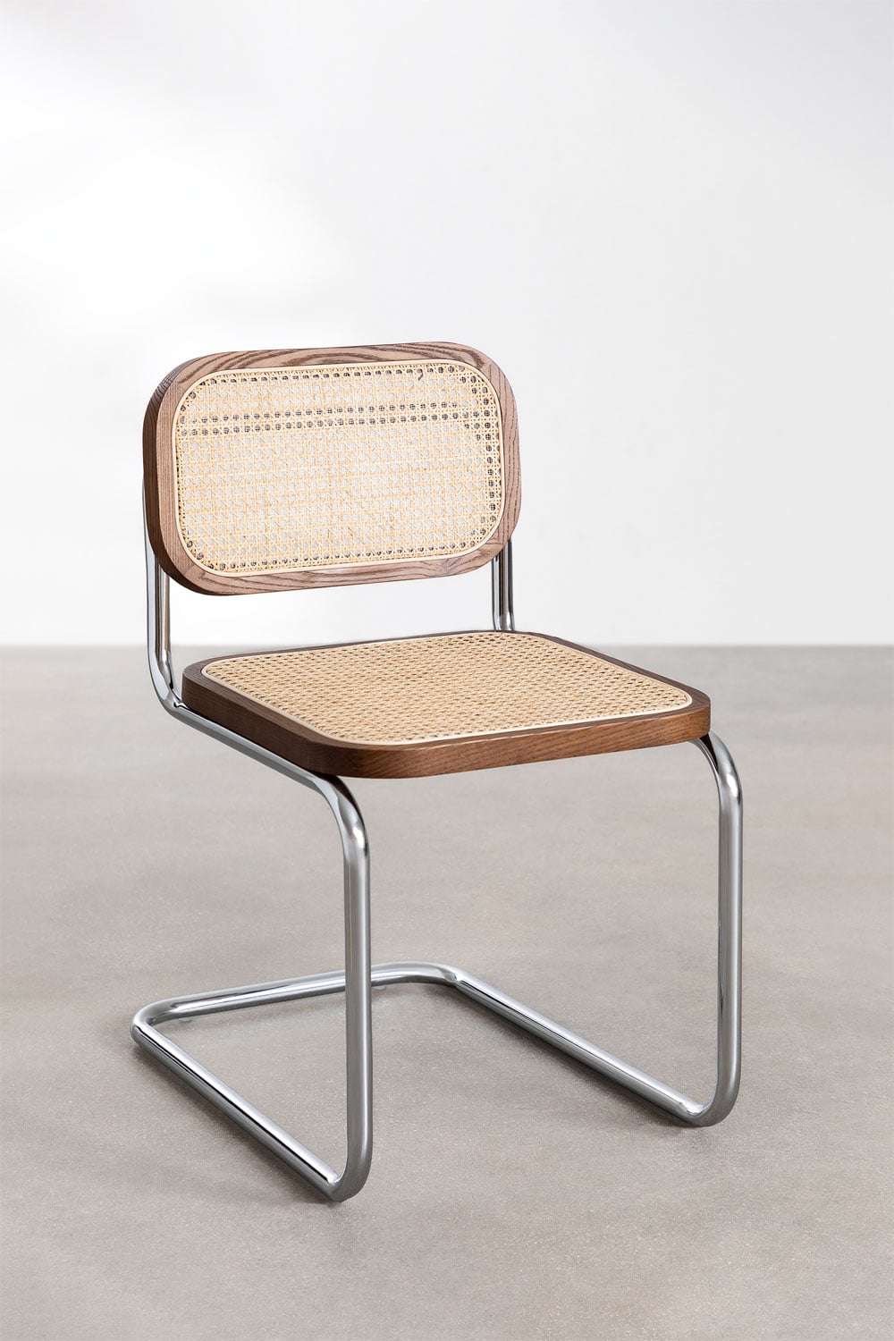 Set van 2 eetkamerstoelen in rotan Tento, galerij beeld 3