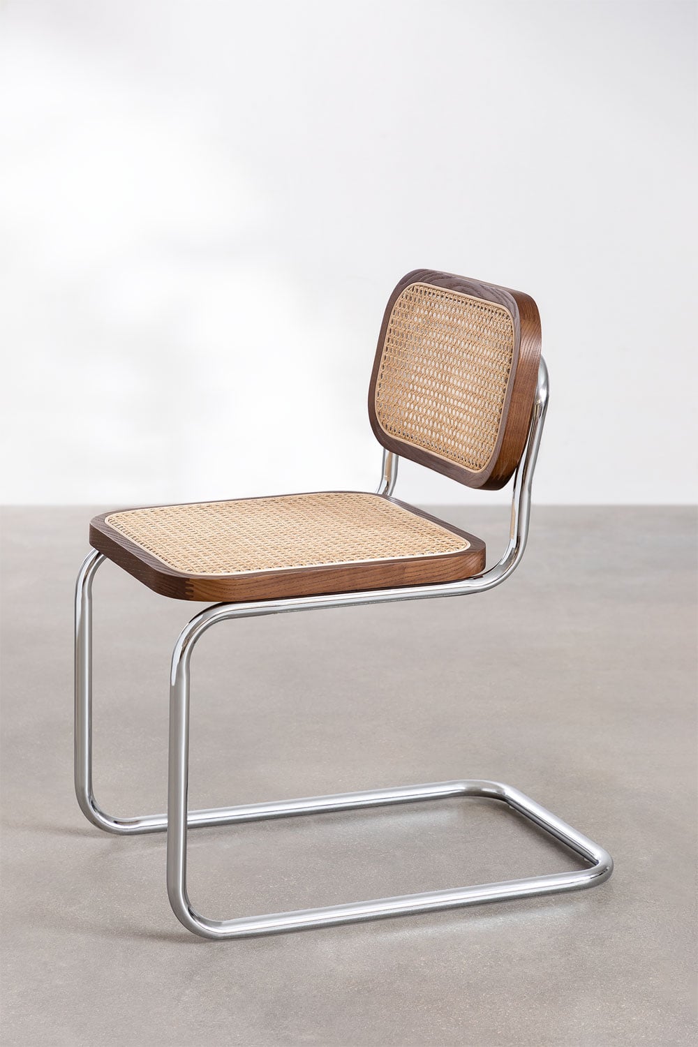 Set van 2 eetkamerstoelen in rotan Tento, galerij beeld 4