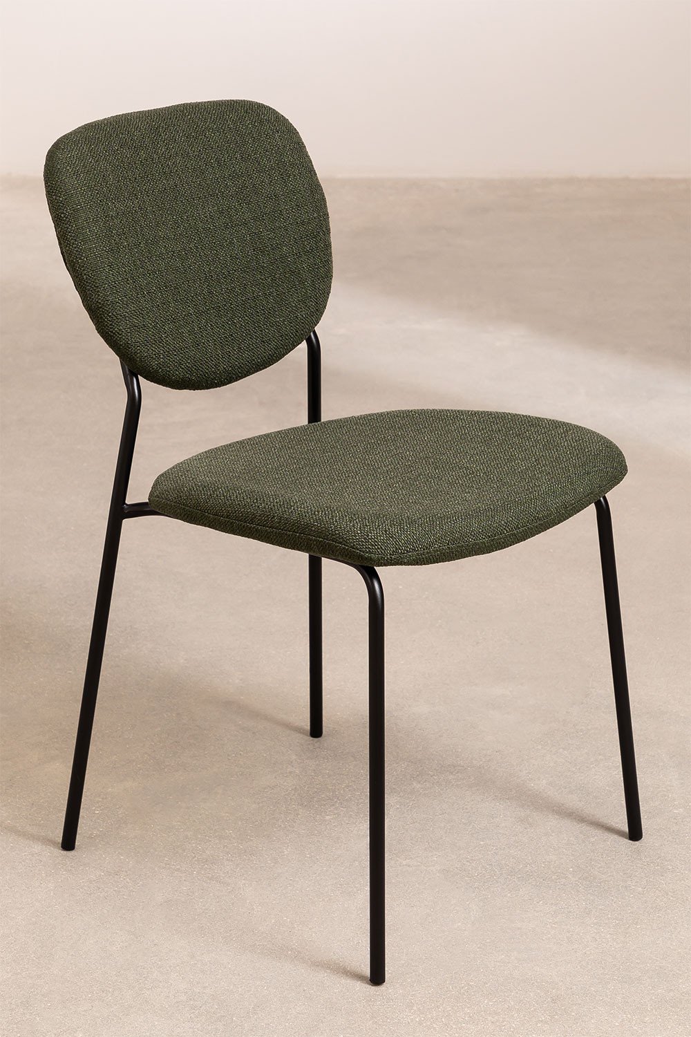 Set van 2 Taris stapelbare eetkamerstoelen, galerij beeld 2