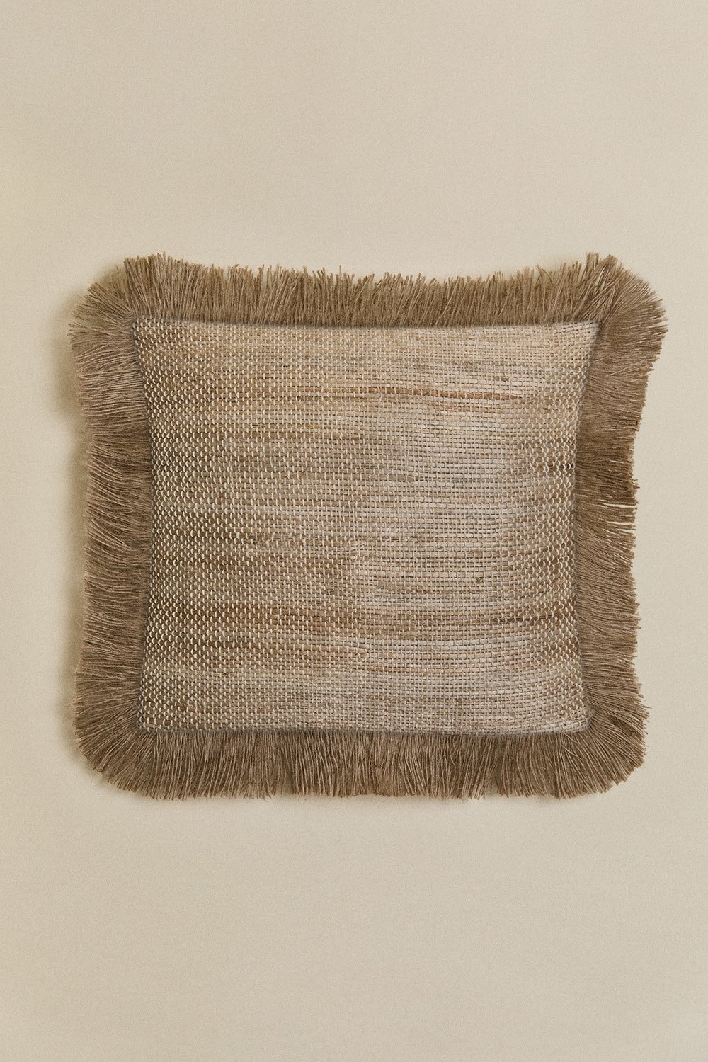 Vierkant jute kussen (40x40 cm) Freitas, galerij beeld 3